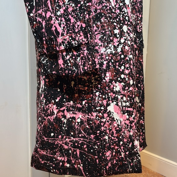 Norma Kamali Trench Coat Paint Splatter
Size M - Bold Artistic Statement Piece - Picture 10 of 15